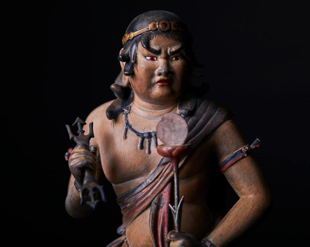ISM TanaCOCORO Eko Doji Buddha Statue Figur Nationalschatz ISM tc3786 [Handfläche] (Eko Douji)
