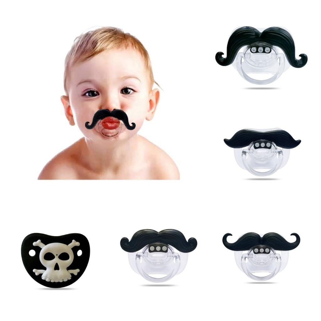 Baby Full Silicone Soothing Pacifier Adorable Creative Sleep Type Thumb Shape