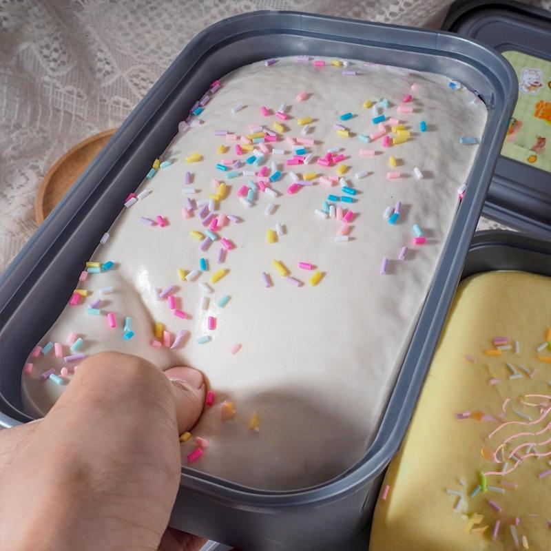 Doos Cake Squishy Speelgoed Langzaam Rijzend Kawaii Knijp Fidget Speelgoed Anti Stress voor Kinderen Verjaardag Vakantie Cadeaus