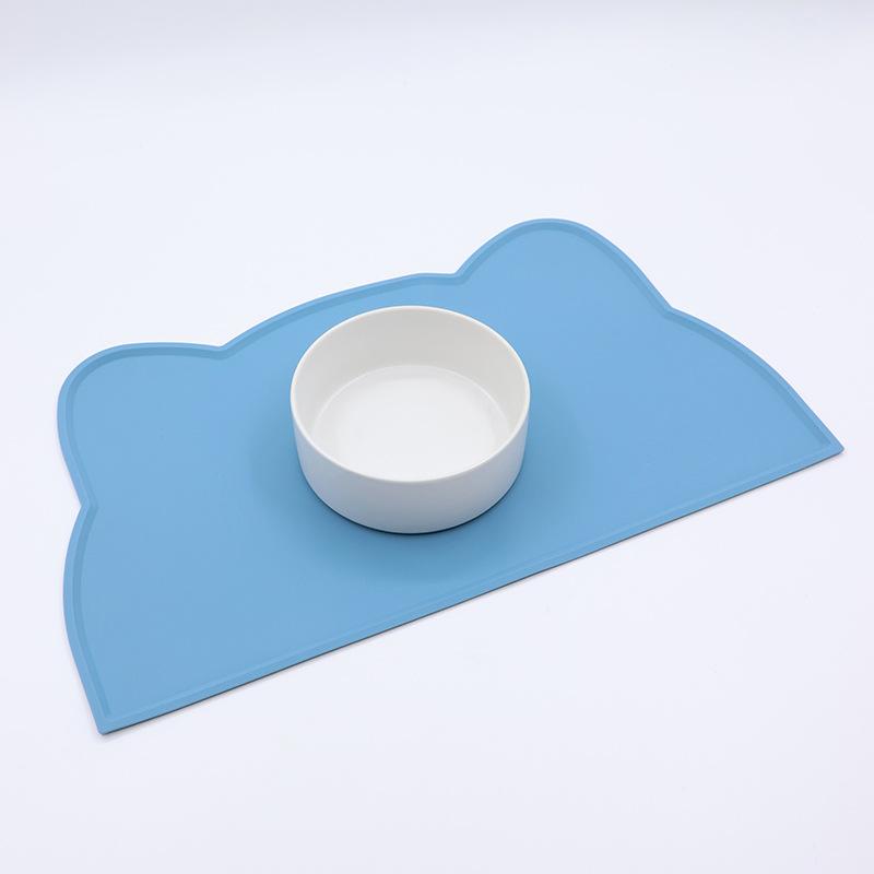 Fournitures pour animaux: Tapis de table Nuage, Tapis en Caoutchouc, Tapis Oreille de Chat, Tapis Patte de Chat, Tapis de Table Chat, Convient aux Chats et aux Chiens