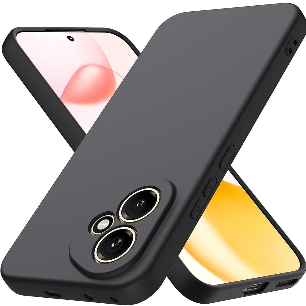 Soft Liquid Silicone Phone Case Anti-Knock Cover For Honor 400 / 400 Pro