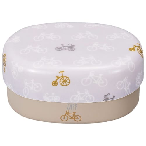 

Masakazu Two-Tier Lunch Box ZAPP Oval Compact Lunch Box for Bicycles, 43-28033-1, Size: Approx. W9.4 D13.5 H6.5 cm