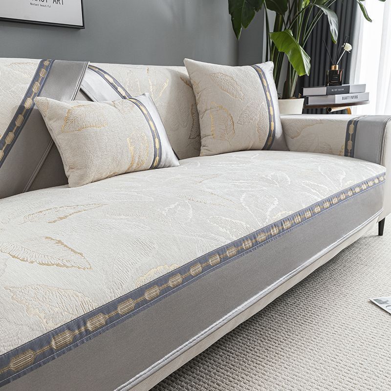 

Новая шениловая нескользящая подушка для дивана, универсальная для всех сезонов, европейская подушка для дивана, нескользящая подушка для сиденья, простой высококачественный чехол для дивана 70*210cm