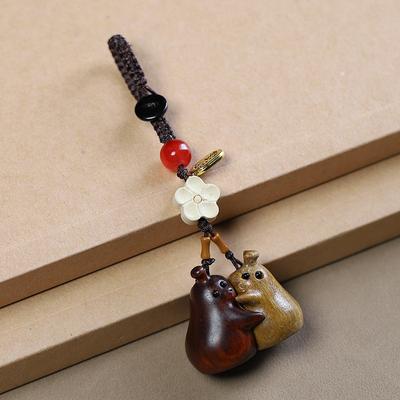 Sandalwood Never Separates Pear Keychain