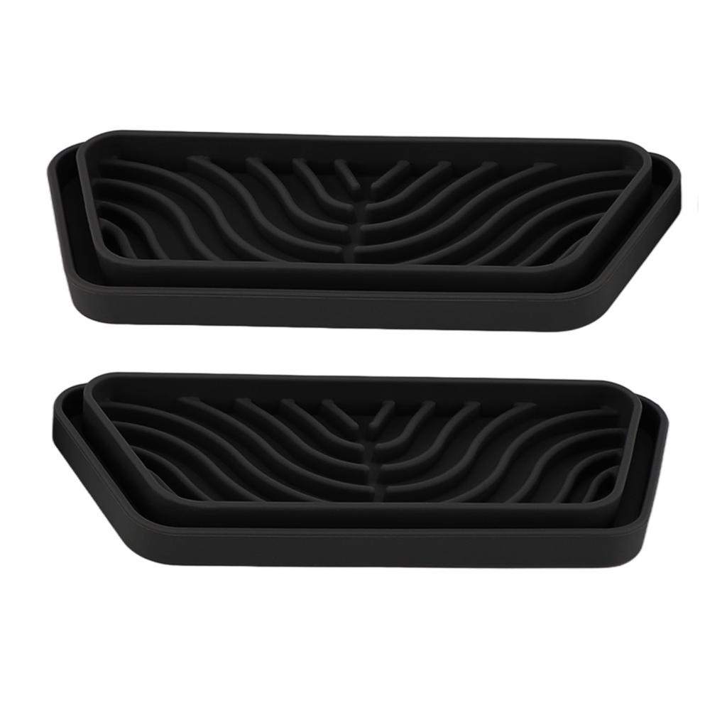 2 Pièces Récupérateur d'Eau de Réfrigérateur Trapézoïdal en Silicone Récupérateur d'Eau de Réfrigérateur pour GE pour Samsung