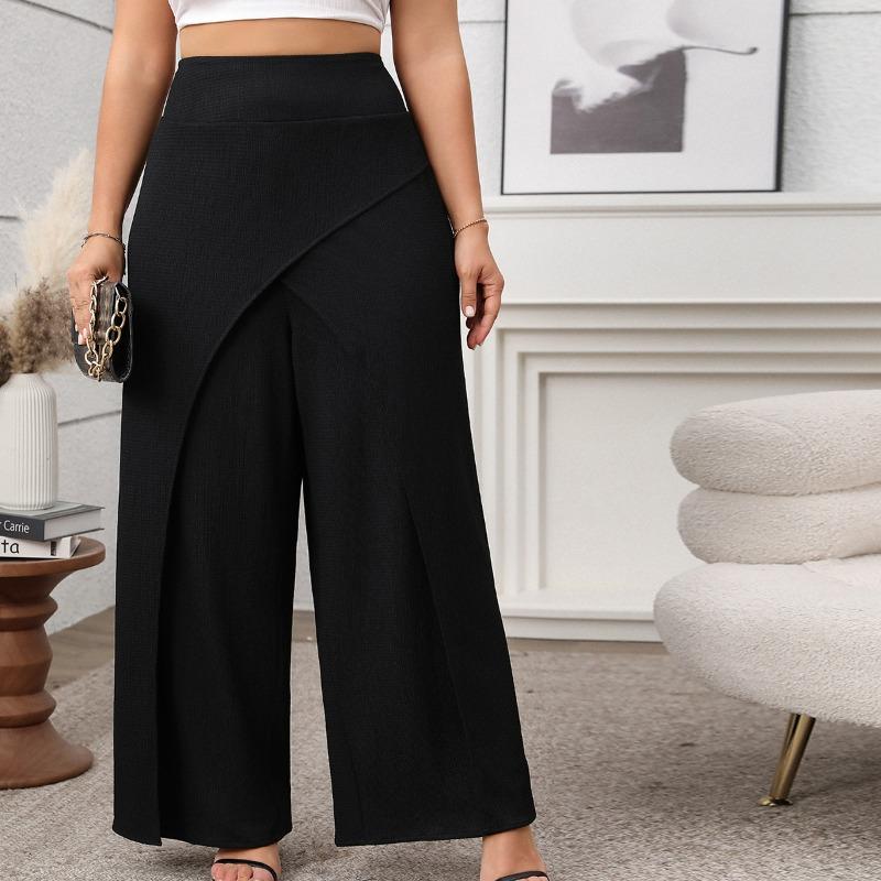 Women's Solid Color Loose New Design Wide Leg Pants