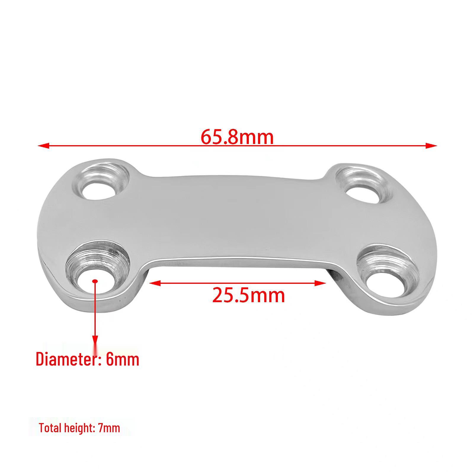 

Регулируемая пряжка натяжения и крепежная пластина из нержавеющей стали 304 для аксессуаров морских яхт.