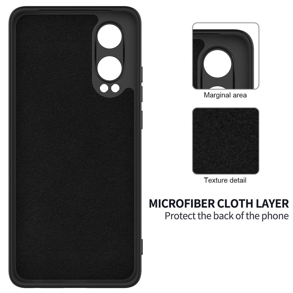 For Oppo K12x 5G (China)/OnePlus Nord CE4 Lite 5G Case Liquid Silicone Anti-Drop Phone Cover with Hand Strap