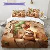 Sloth Pattern Bedding Quilt Set Quilt Cover Pillowcase Home Decoration Birthday Gift (1 * Duvet Cover + 2 * Pillowcase, Without Core)