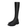 Mode Plateauabsatz Damen Kniehohe Stiefel Mode Komfort Warme Pelzschuhe Herbst Winter Damen Ritter Lange Stiefeletten