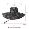 Men's Extra Wide Brim Sun Hat for Summer, Outdoor Hiking Fishing Cap with Large Brim, UV Protection Bucket Hat