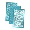 3Pcs Clay Tool Silk Screen Stencils Silk Screen for Clay for Jewelry Making Home Earrings Decoration DIY
