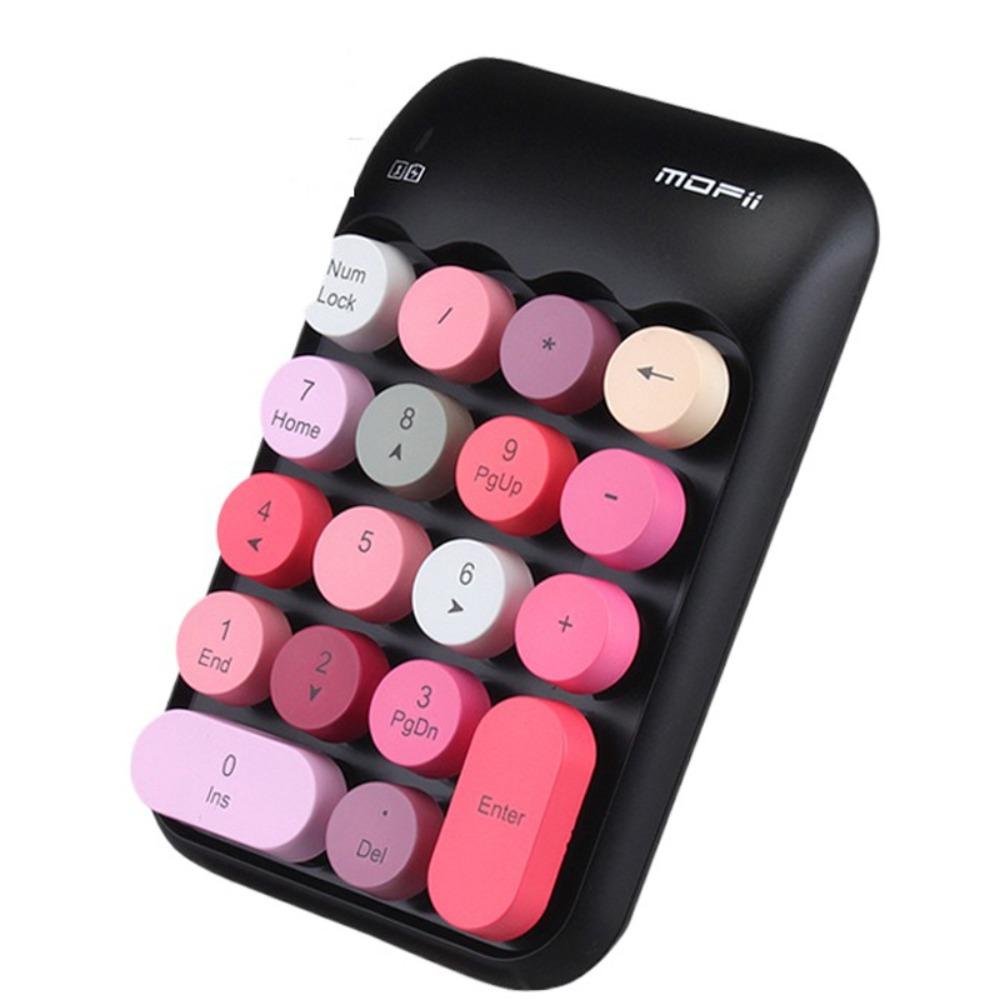 Rechargeable Digital Keyboard Colorful Accounting Keyboard Mini Portable Keypad  Office
