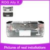 Matte Clear Back Cover for ASUS Rog Ally X 2024, Rog Alloy X Faceplate Accessories Protective Cover Soft Skin Grip Case Plates