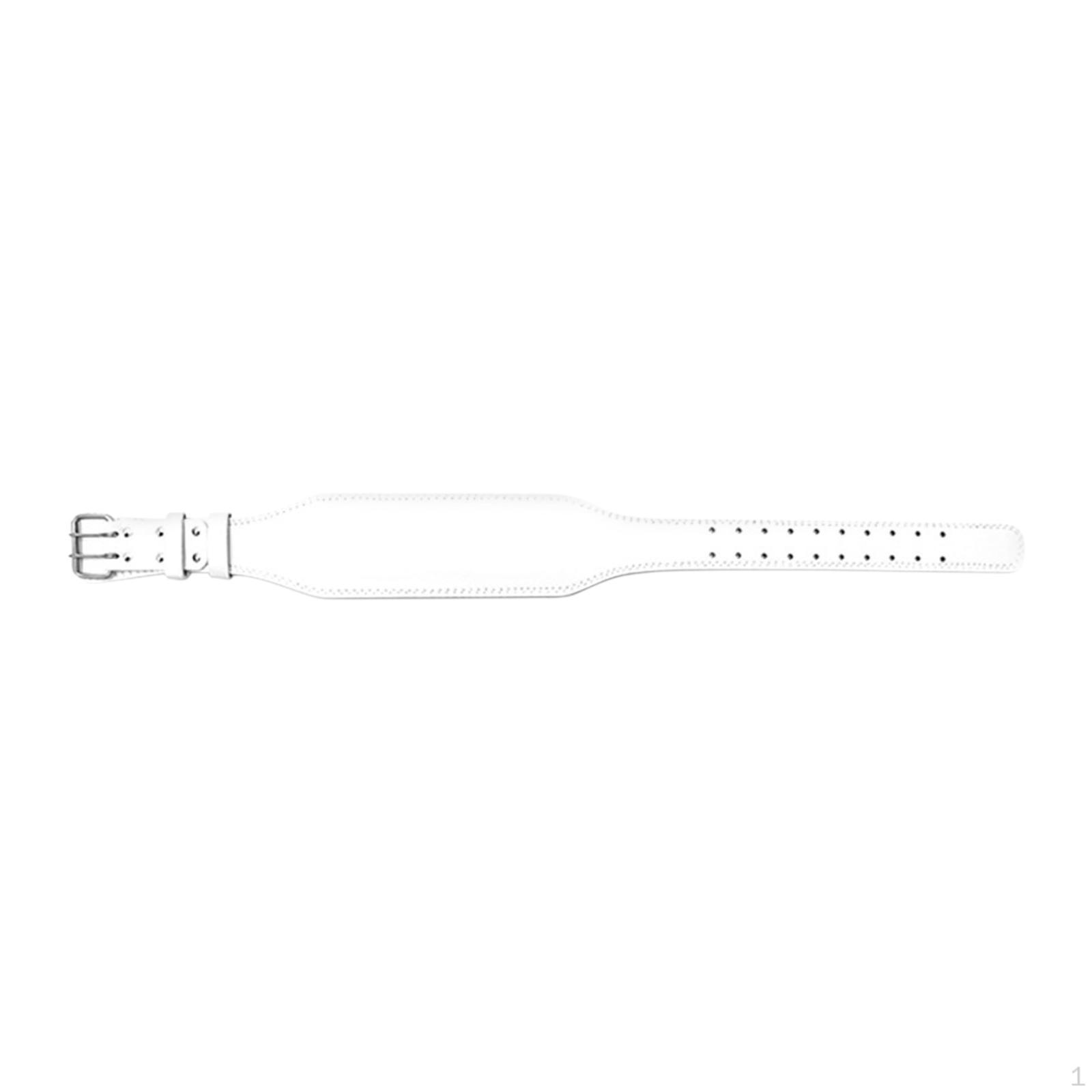 

Фитнес-пояс для тяжелой атлетики, удобный пояс для пауэрлифтинга, поддержка талии для тяжелой атлетики белый