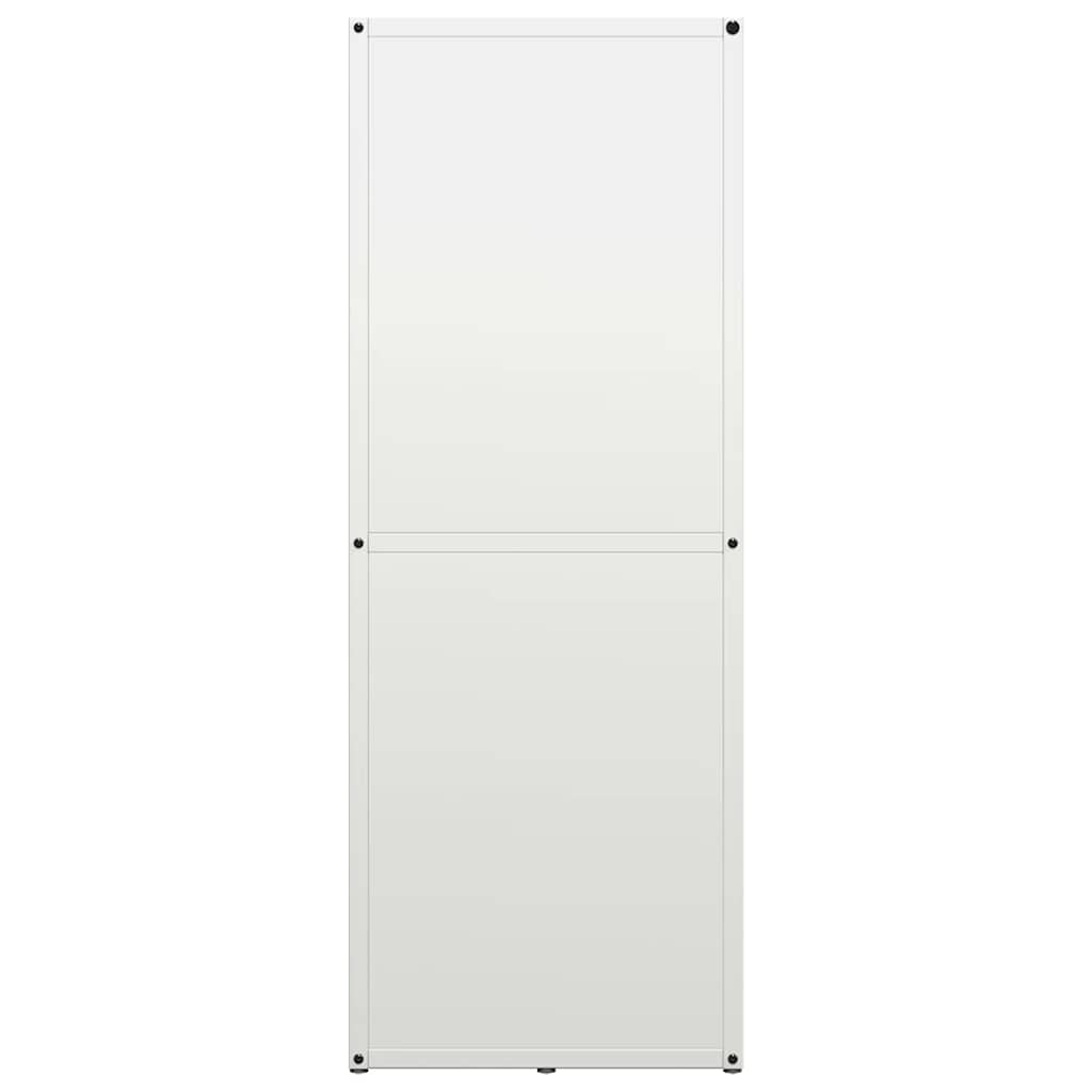 Firewood Rack White 40 x 30 x 80 cm Cold Rolled Steel