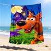 1pc Scooby Doo Outdoor Personalized Flannel Blanket, Soft, Lightweight Personalized Flannel Blanket, Digital Printing,