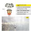 Fine Mist High-Pressure Copper Nozzle for Dust Control and Cooling In Construction and Agriculture