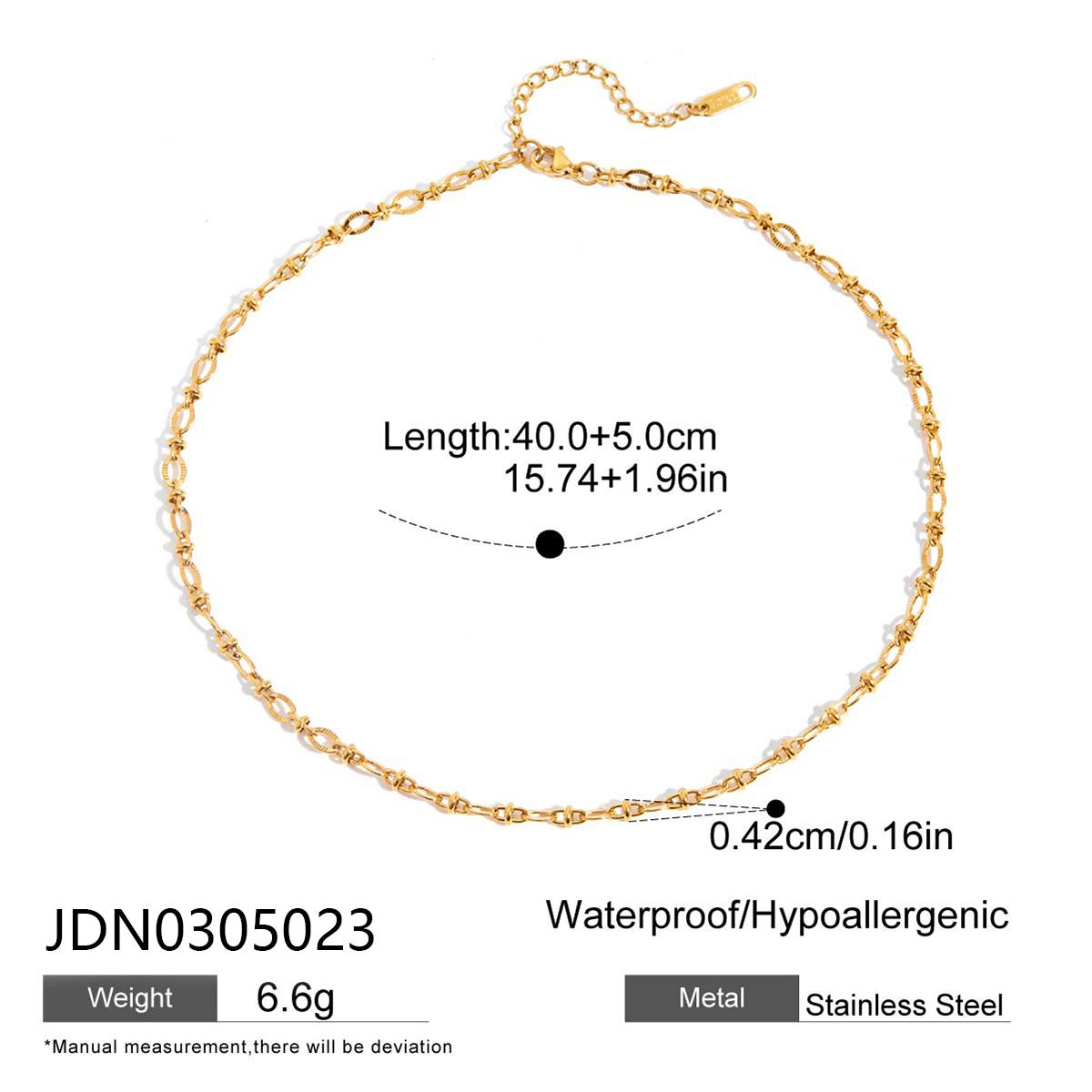 Youthway Classic Water Drop Zircon Pendant Necklace For Women Minimalist 18K Gold Plated Stainless Steel Necklace Christmas Gift