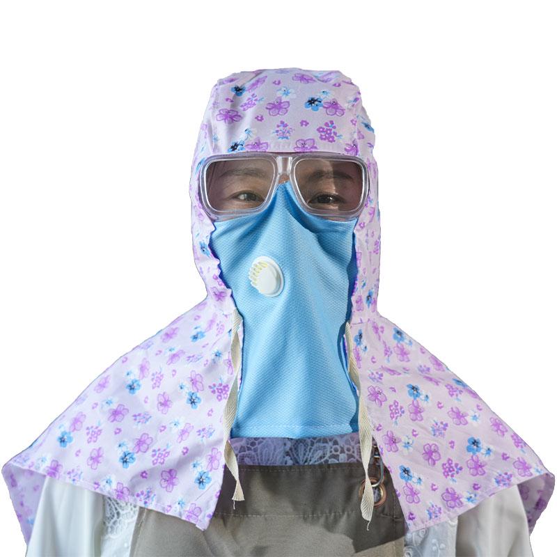 Industriestaubdichte Vollgesichtsmaske & Schal zum Schleifen, Staubschutz, Ideal für Bauwesen & Chemikaliengebrauch