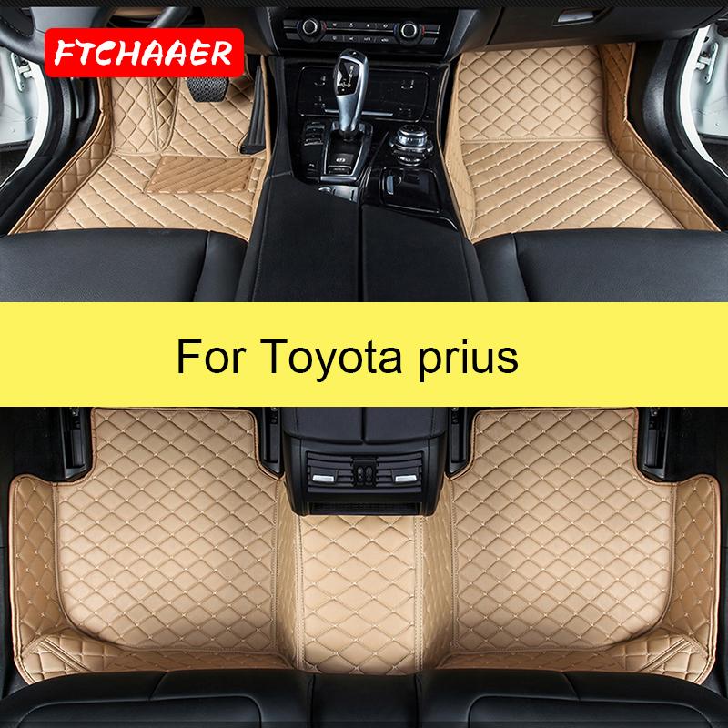 

Автомобильные коврики FTCHAAER для Toyota Prius 2007-2021 годов Аксессуары для ног Coche Auto