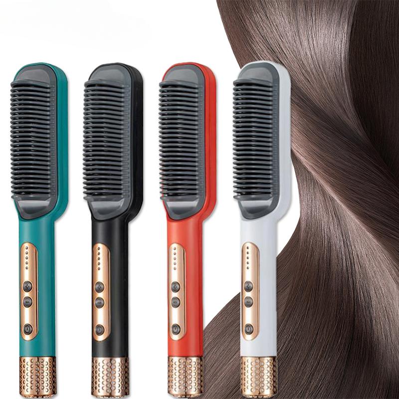 Negative Ion Hair Straightener Hot Sale Mini Hair Straightener Hot Comb Customized Hairs Styling No Harm To Hair Anti Scalding
