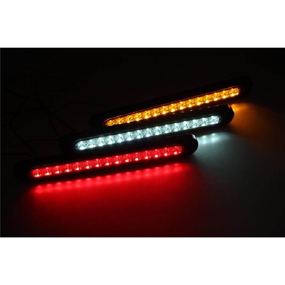 15 Led Universal Red Car Trailer Truck Stop Brake Tail Reverse Light Bar 10-30V