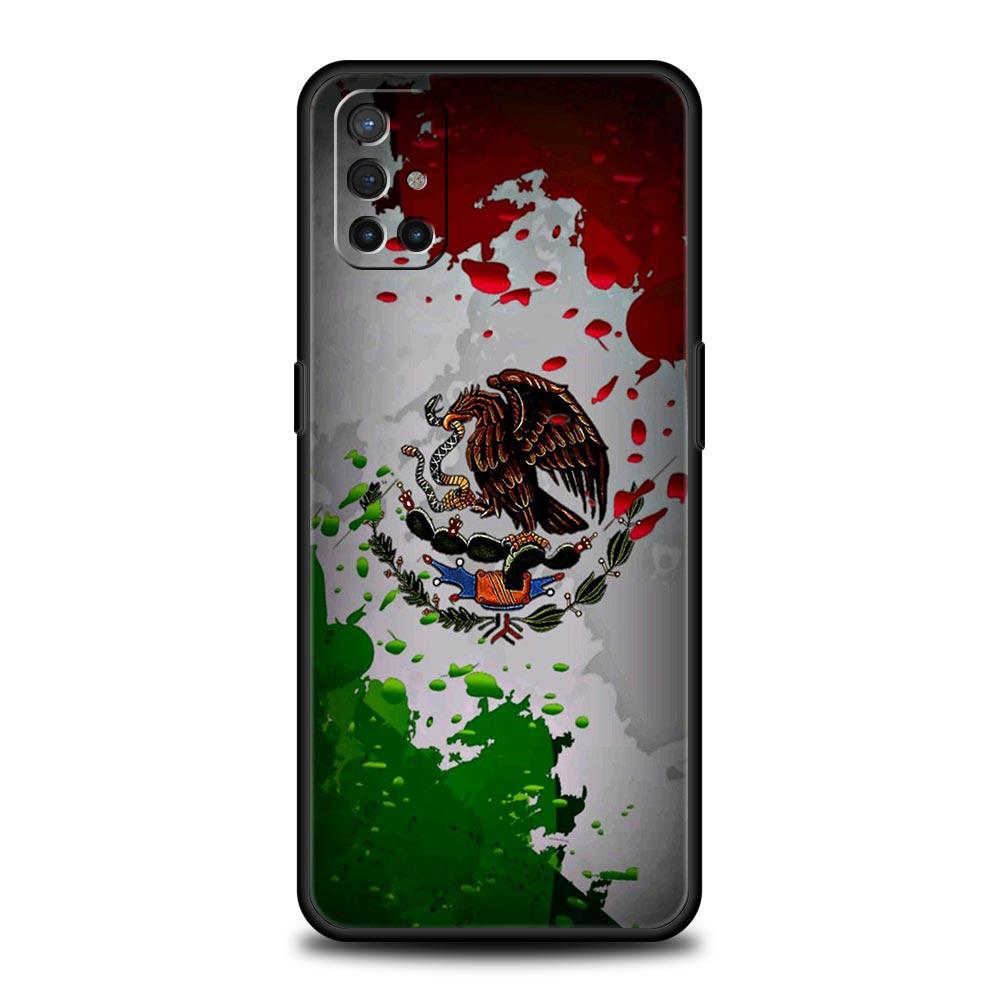 

Mexico Flag Phone Case For OnePlus 12 11 10 9 8 7 7T Pro 12R 10R 9RT 9R 8T Nord N100 N200 N10 2T CE 2 5G Soft Black Cover OnePlus 9