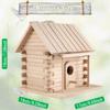 NOELAMOR Vogelhaus Wildvogel Außen Fertigprodukt Vogelnest Nistkasten Naturholz Wellensittichnest Vogelhaus Sittich Kleinvogel
