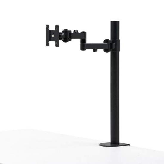 

Sanwa Supply Outlet Monitor Arm 1 Screen Clamp Heavy Load Capacity 20kg Up to 32 inches Pole Tilt Left Right Rotation Front Back Height Adjustment