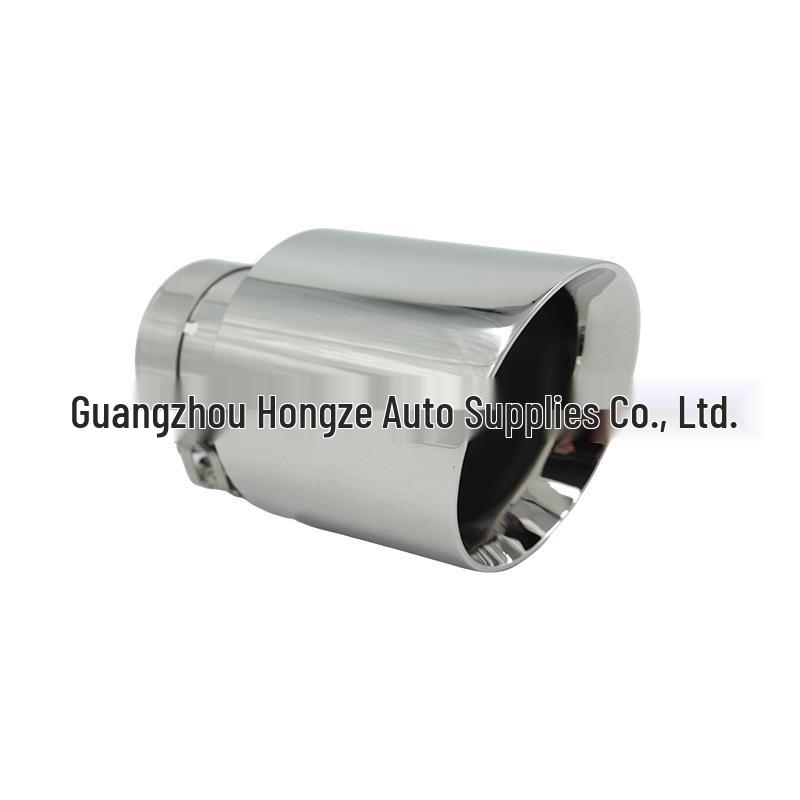 Clamp-On 304 Stainless Steel Tailpipe Adapter Muffler Cover for Peugeot 206