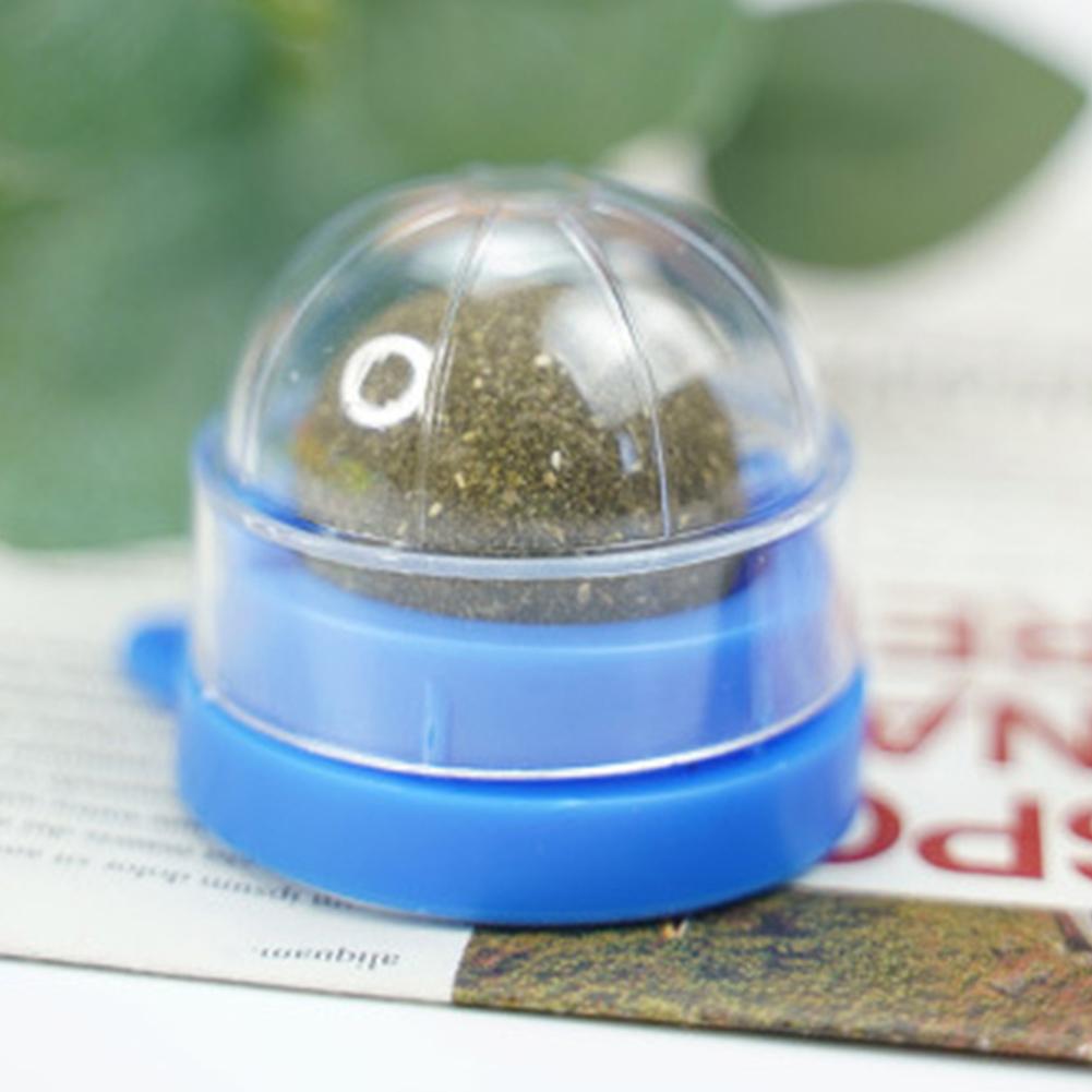 Katzenminze Wandbälle Leckbar Drehbar Katzenminze Wandspielzeug Natürliche Katzenminze Wand Katzenminze Rolle Katzen Snack Ball Zahnreinigung Katzenminze Spielzeug