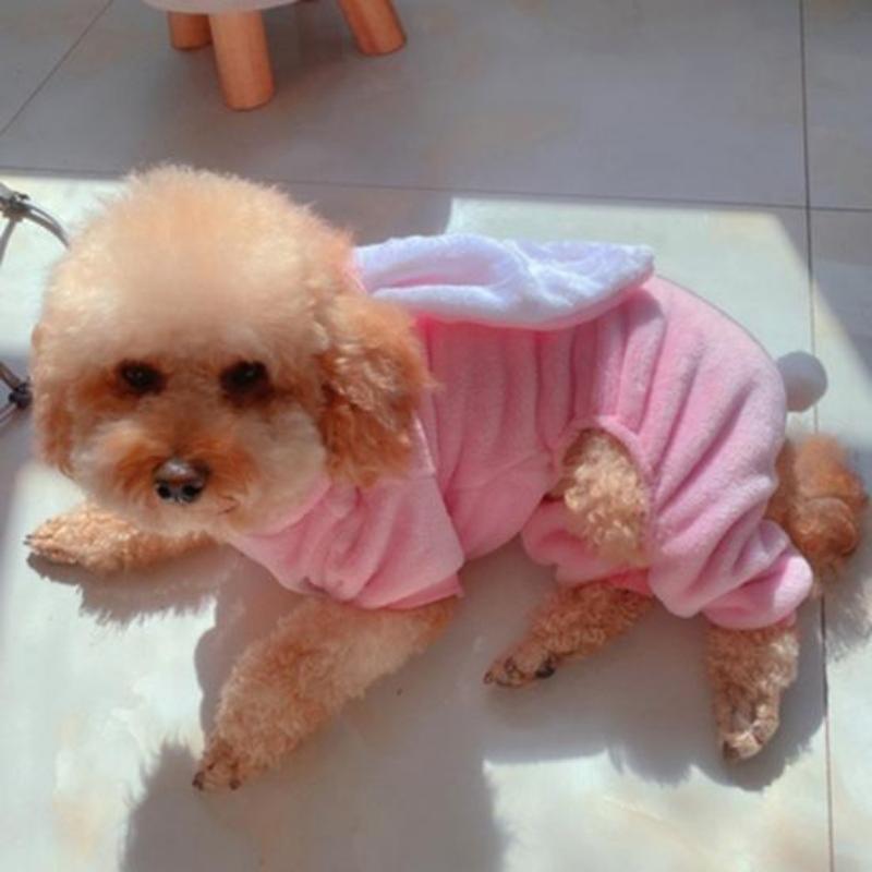 Pet Supplies Dog Clothes Cat Pet Clothes Autumn and Winter Long-eared Rabbit Transformed Small and Medium-sized Dog Home Warm Clothes