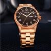 Men Clock Quartz Date Luxury Man Wristwatch Waterproof Luminous Stainless Steel Men's Watches Reloj