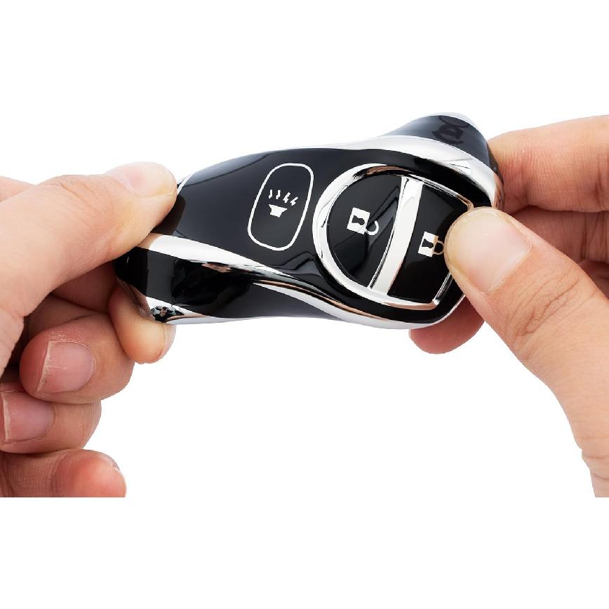 Key Fob Cover for Nissan,Soft TPU Car Key Cover Compatible with Nissan Altima Armada Quest Frontier Titan Versa Xterra Pathfinder Maxima Murano NV200