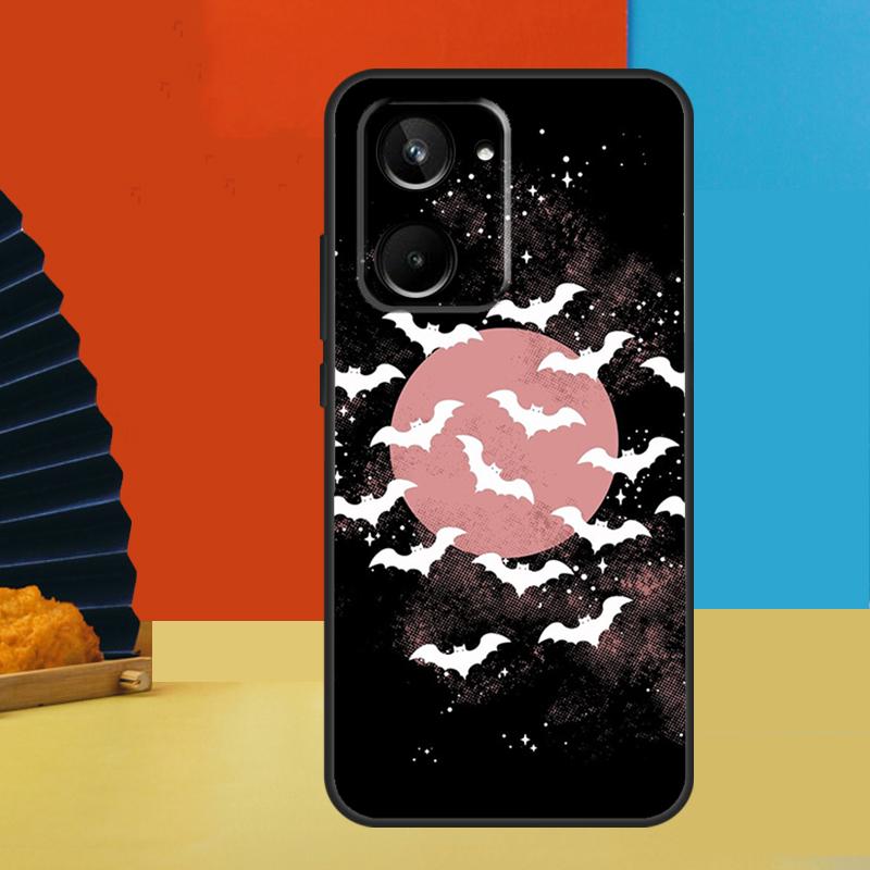 

Gothic Horror Bats Full Moon For Realme 15 10 11 12 13 14 Pro Plus C67 C65 C63 C61 C35 C55 C53 C51 C71 C75 GT7 Pro Case Realme C71 4G