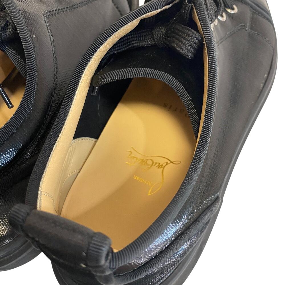 Christian Louboutin Low cut Patent leather Lewis Junior sneakers black Patent leather mens Used