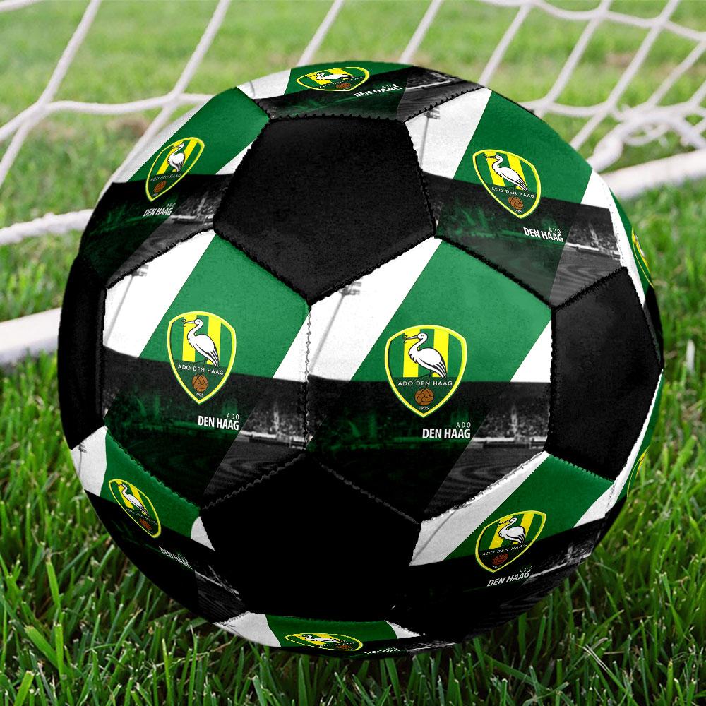 1pc ADO Den Haag Soccer Ball Size 5 Indoor Soccer Ball Fashion Colorful Backyard Game - Great For Sports Fans Gift HE6