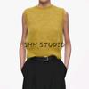 CS 25 Spring New Women's Clothing Standard Edition Short Mohair Blended Knitting Vest Jacket 1202718