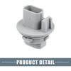 Turn Signal Pointer Light Bulb Socket 33302S5AA01 for Acura RDX 2007-2015 Plastic Gray (Set of 2)