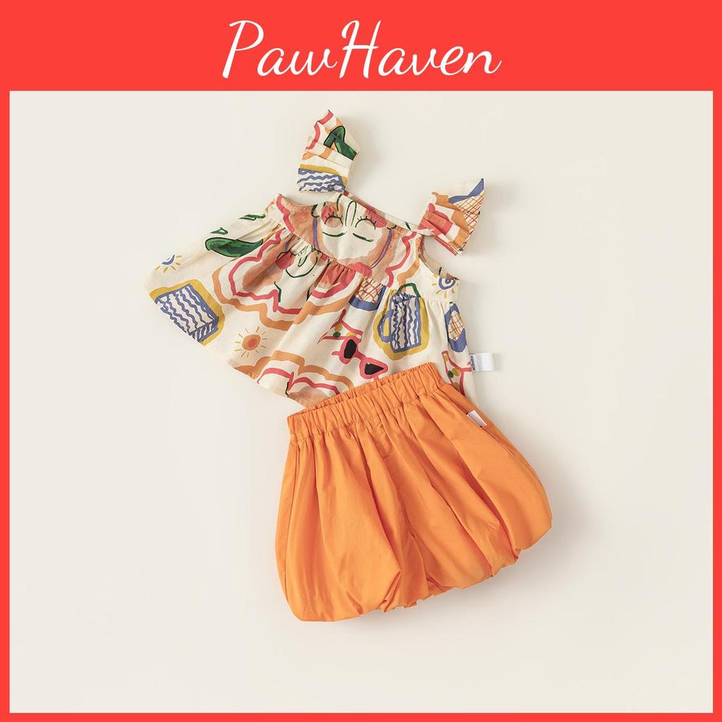 Girl Toddler Casual Shorts Set With Soft Cotton Fabric For Kids Summer Wear