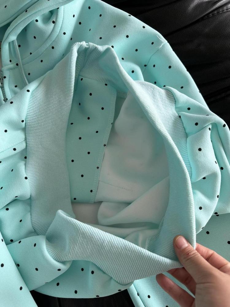 Felpe Stile Americano a Pois e Stelle Nuova Moda Primavera Stampa Lettere con Cappuccio Donna Y2k Dolce Ampia Casual Giacca Nuova 2026