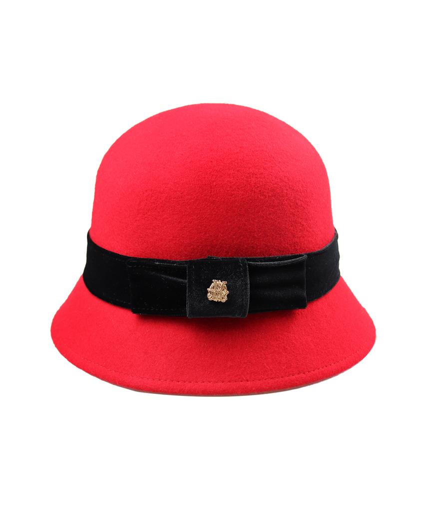 Kaliseumontapone Luna Classic Wool Velvet Cloche Hat