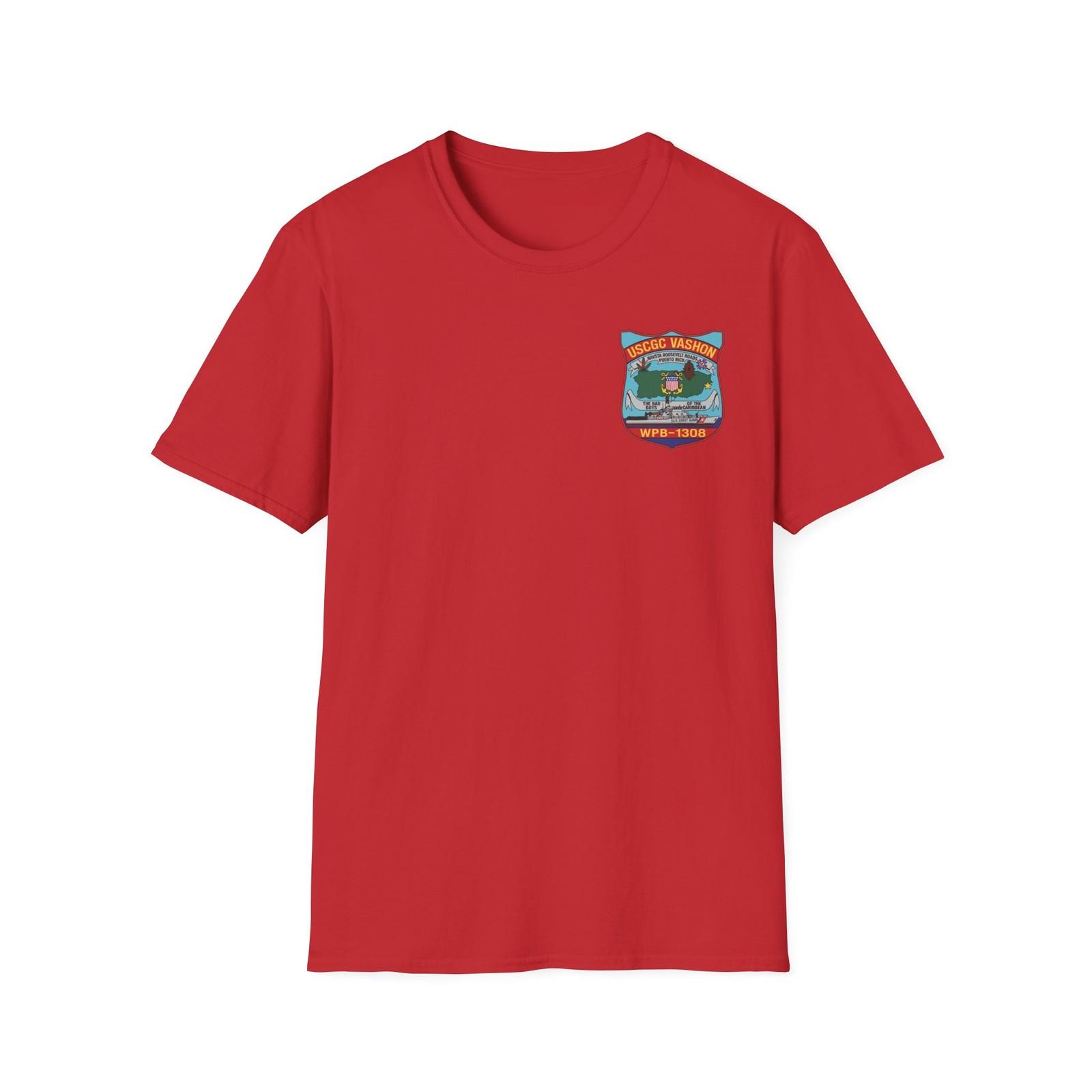 U.S. Coast Guard WPB 1308 USCGC VASHON Vintage Style T-Shirt S