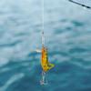 5 pcs Grasshopper Shape Artificial Fishing Lure Bait Fishing Tackle Sinking with Hook for Freshwater