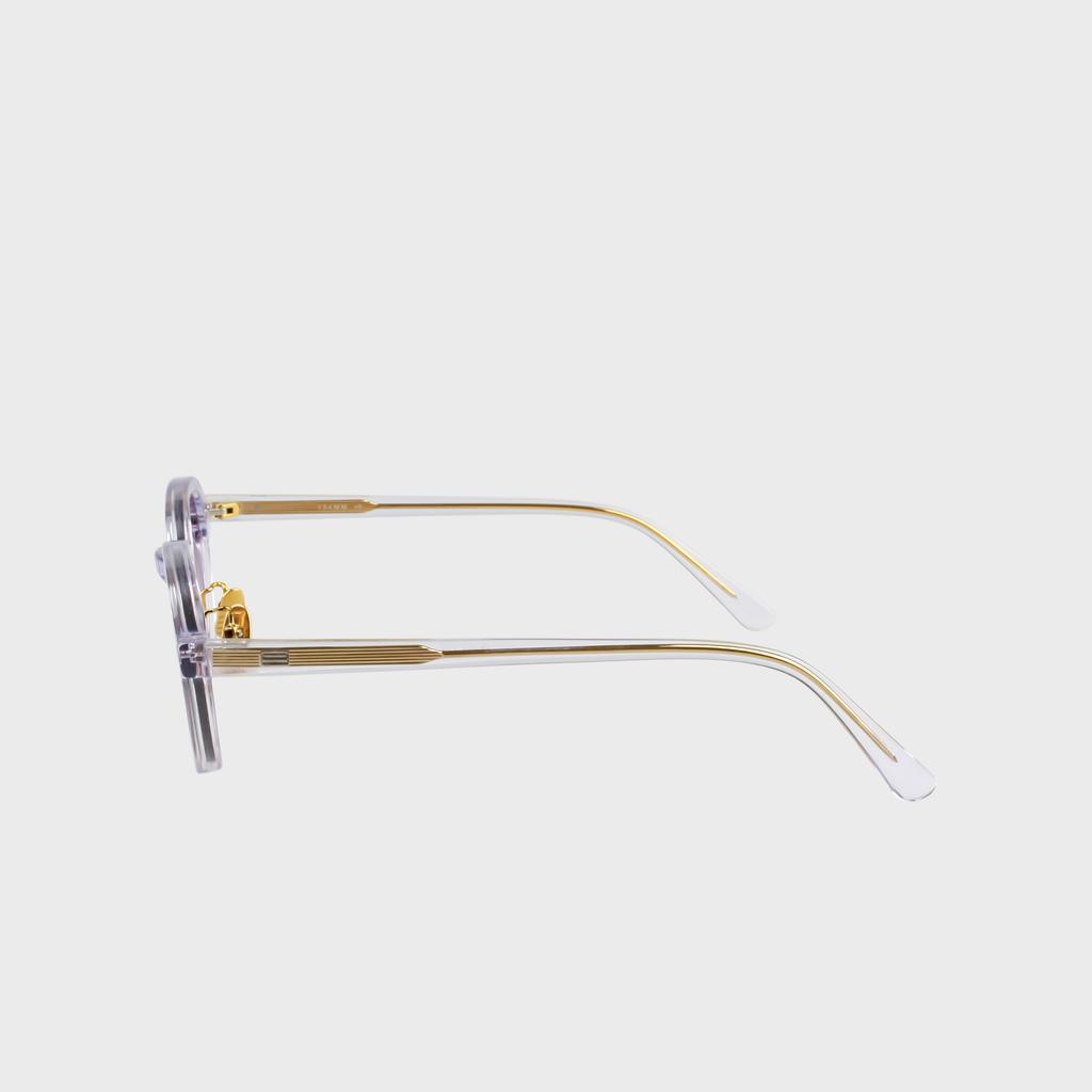 Ilsamsaemem Oval Classic Tinted Photochromic Sunglasses Transparent