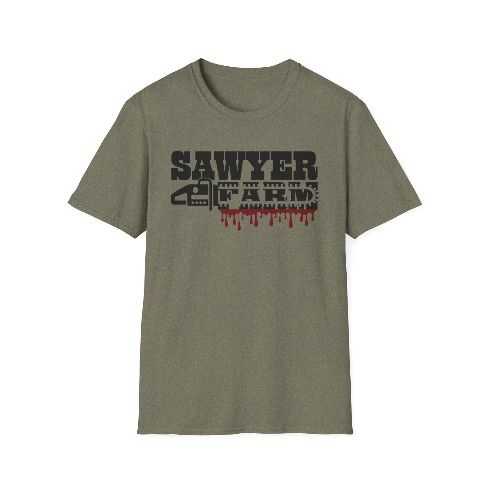 Texas Chainsaw Massacre - Sawyer Farm Unisex Softstyle T-Shirt 2XL