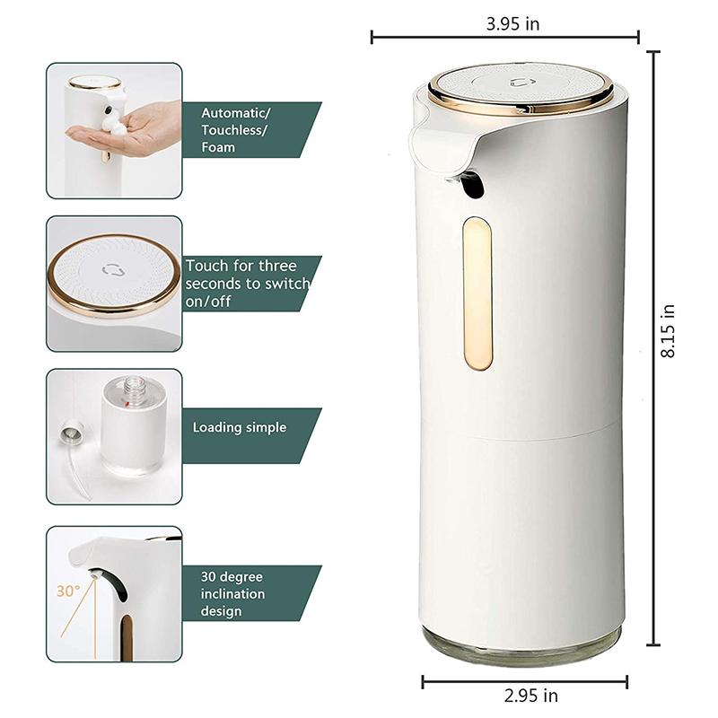 Automatic Liquid Soap Dispenser Touchless Hand Sanitizer Machine Electric Auto Adjustable Soapdispenser Kitchen Bathroom Decor