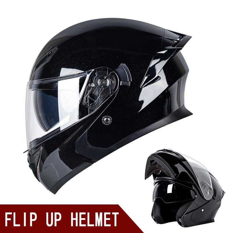 Turn-up helmet full face full helmet motorcycle double lens full helmet sunshade and anti-howling summer and winter four seasons
