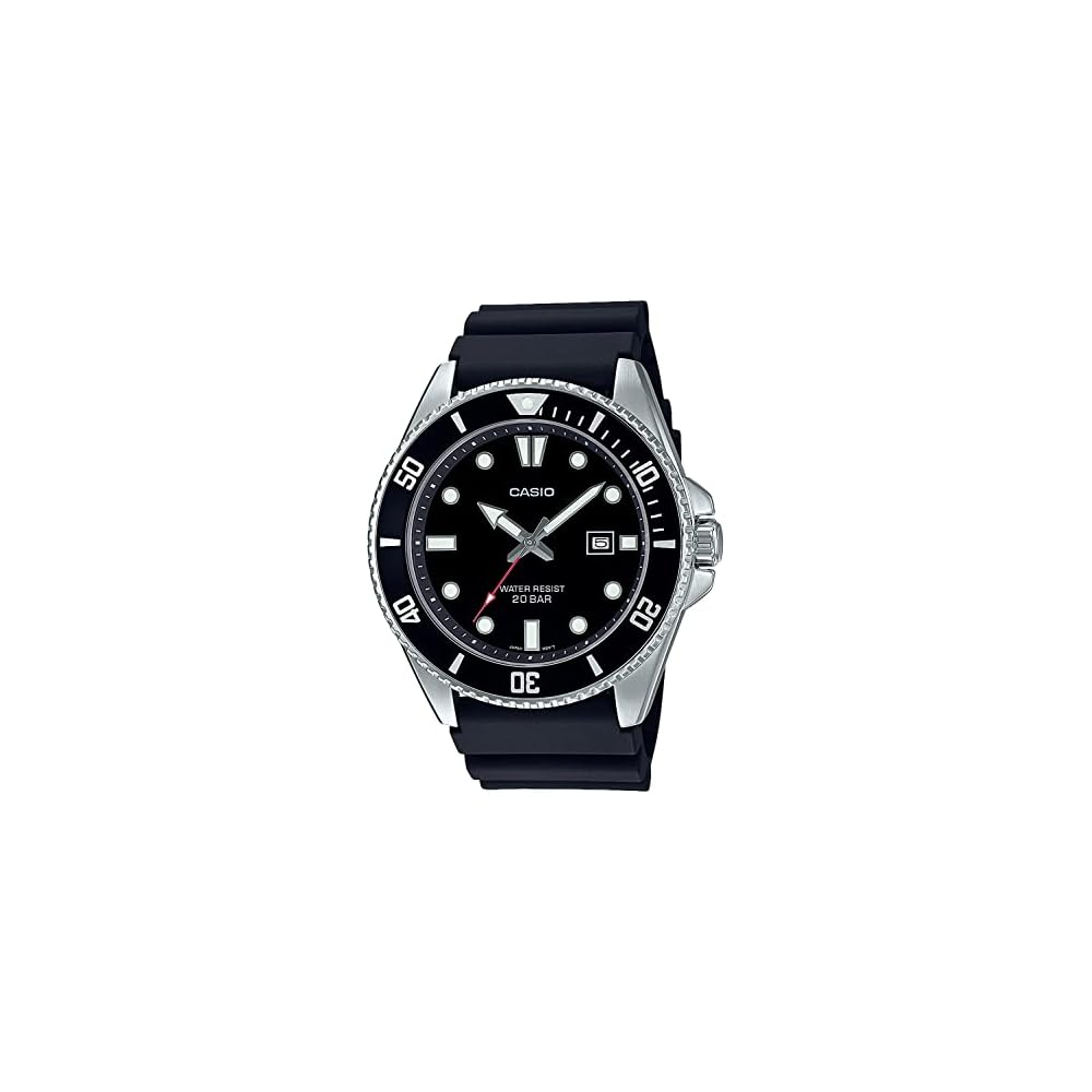 Casio Collection MDV-107-1A1JF Men s Black Watch Stainless Steel Water Resistant 200m